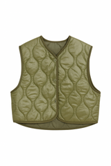 Olive Padded Gilet