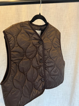 Chocolate Padded Gilet