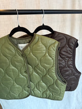Olive Padded Gilet