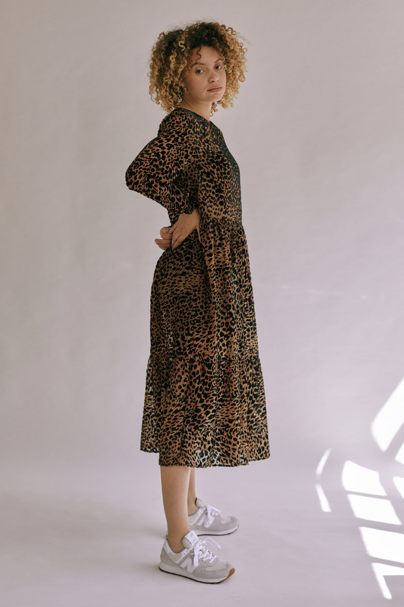 Sheer Leopard Dress
