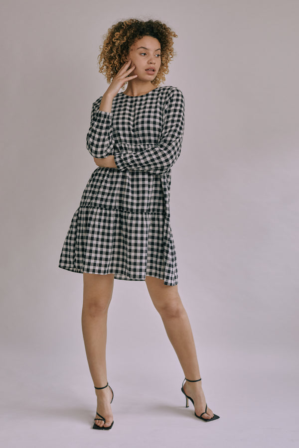 Gingham Cotton Dress