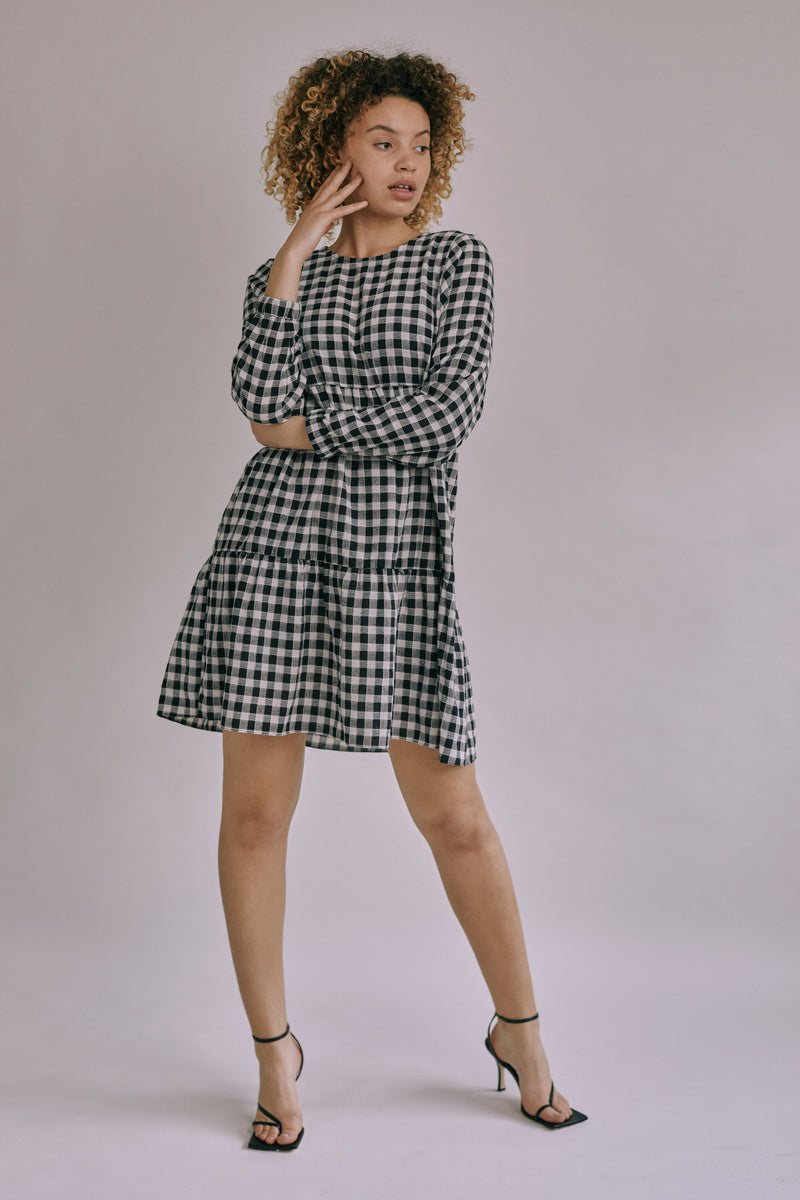 Gingham Cotton Dress
