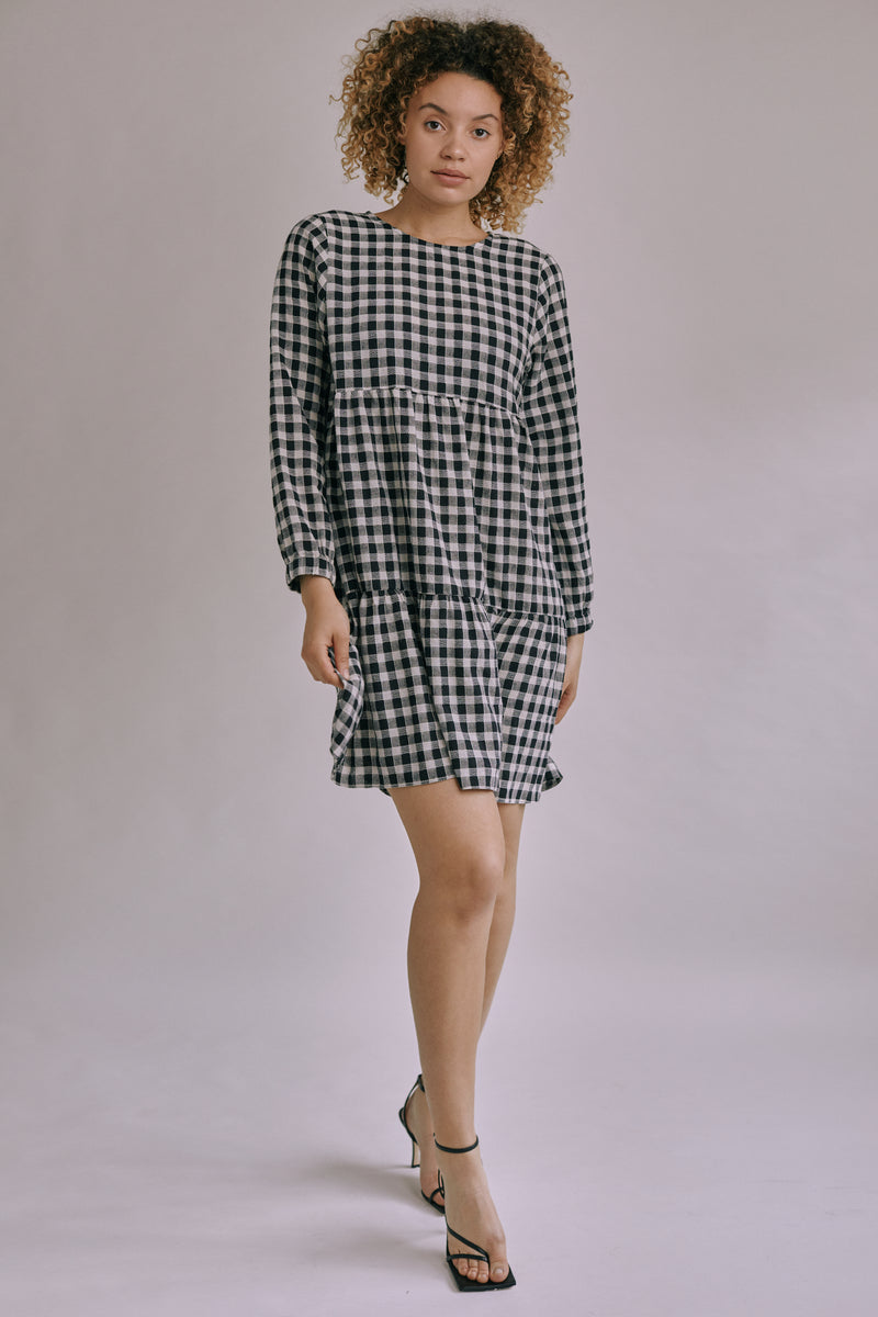 Gingham Cotton Dress