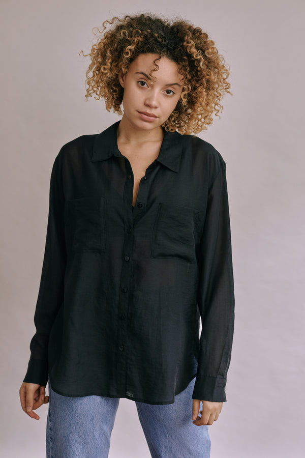 Black Pearl Oversized Shirt
