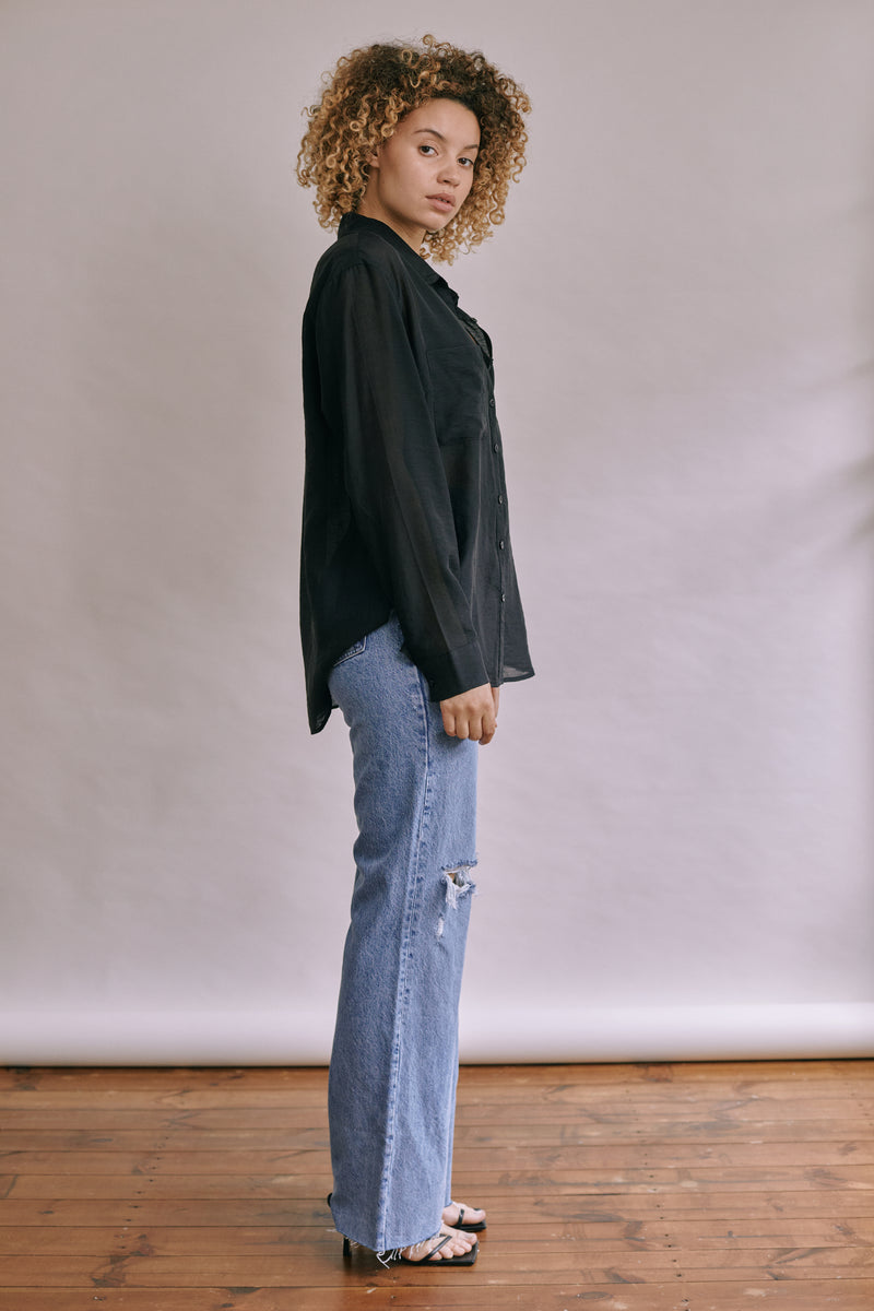 Black Pearl Oversized Shirt