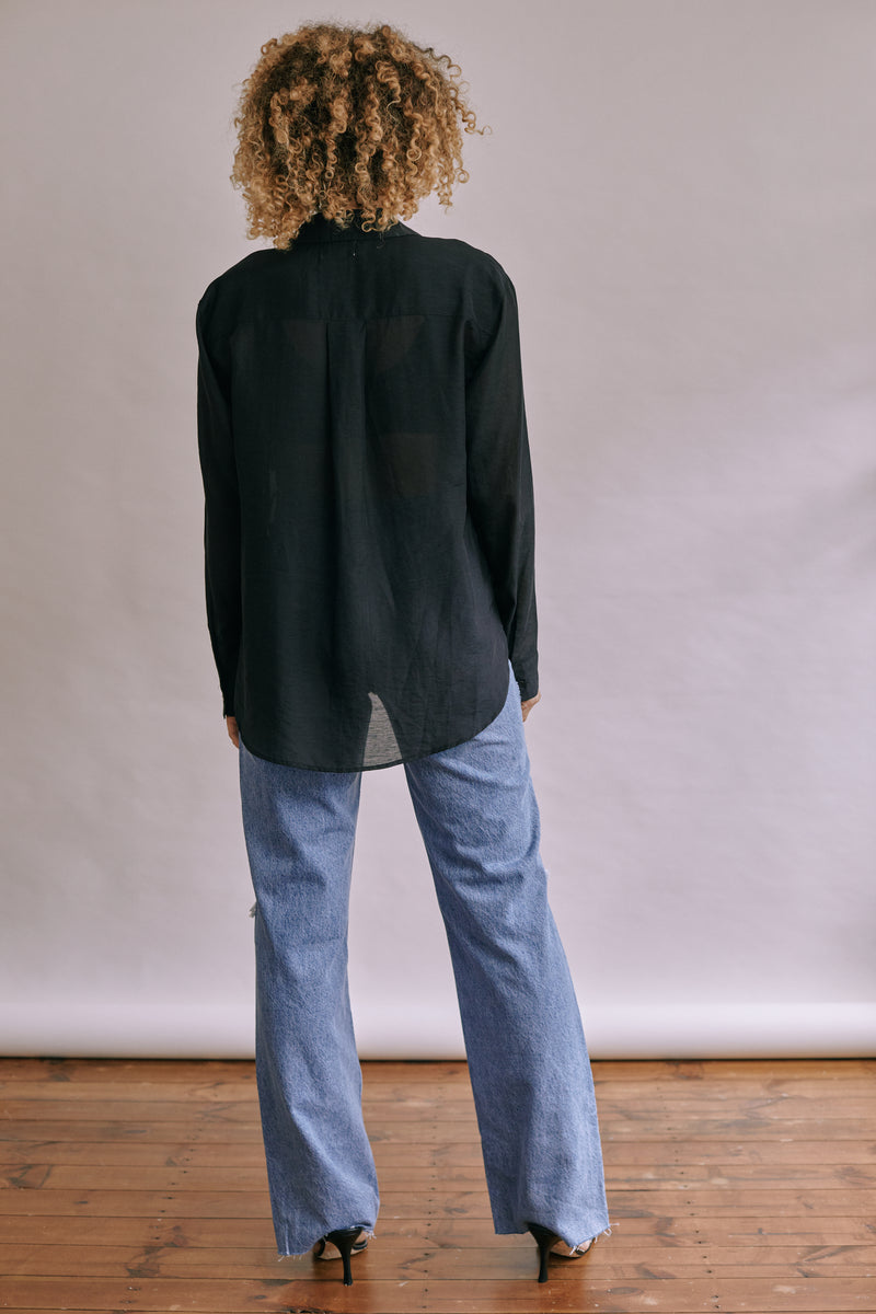 Black Pearl Oversized Shirt
