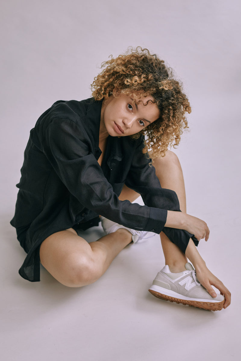 Black Pearl Oversized Shirt